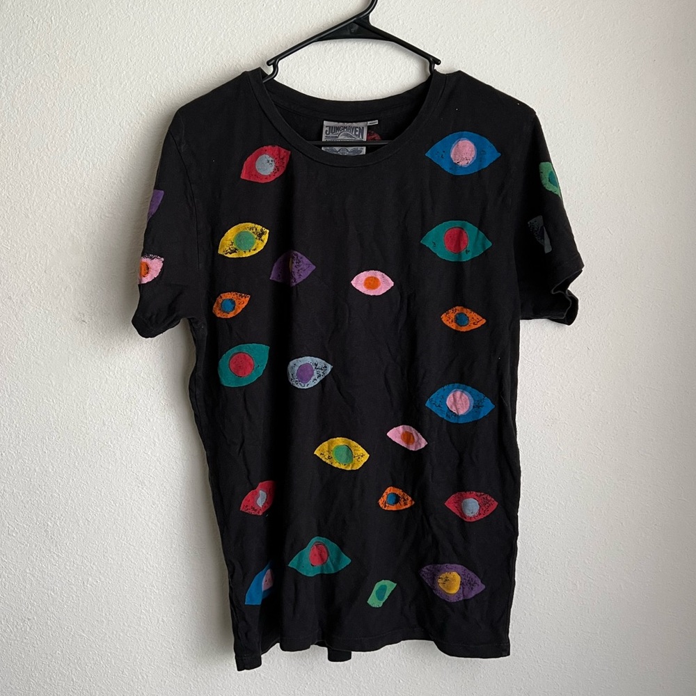 Jungmaven multicolor rainbow eye T-shirt